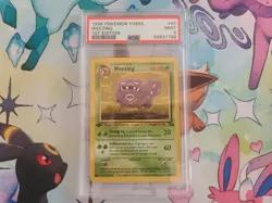 Pokemon Weezing 45/62 Fossil 1st Edition PSA 9 Mint - Image 1
