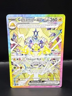 Pokemon TCG Galvantula ex 168/142 Stellar Crown SIR Holo Near Mint NM Special - Image 1