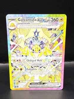 Pokemon TCG Galvantula ex 168/142 Stellar Crown SIR Holo Near Mint NM Special - Image 2