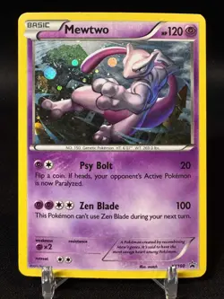 Pokemon TCG Mewtwo XY100 Xy Promos Holo - LP/MP - Image 1