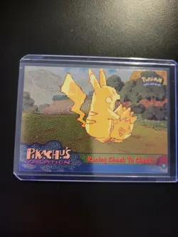 Pokemon TCG Racing Cheek to Cheek Pokemon Topps Pikachu's Vacation 48 - Image 2