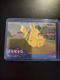 Pokemon TCG Racing Cheek to Cheek Pokemon Topps Pikachu's Vacation 48 - Image 5