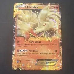 Ninetales EX ULTRA RARE 13/83 Pokemon XY Generations TCG Holo 2016 - Image 1