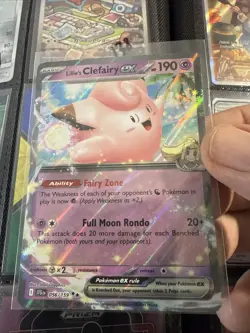 Lillie's Clefairy Ex 56/159 Journey Together JTG -Near Mint- Pokemon TCG T146 - Image 1