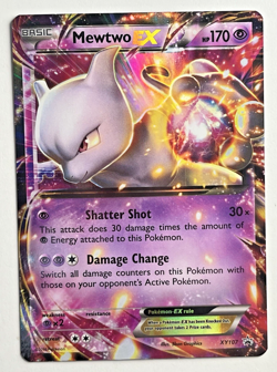 Pokemon TCG Mewtwo EX XY107 Black Star Promo Card NM - Image 1