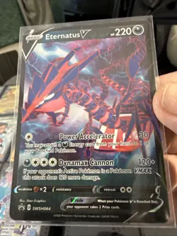 Eternatus V SWSH064 Darkness Ablaze Promo Pokemon TCG NM Ultra Rare NM T258 - Image 1