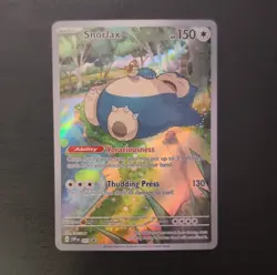 Pokemon Snorlax 051 SV-P Scarlet & Violet Promo Holo English Card - Image 1