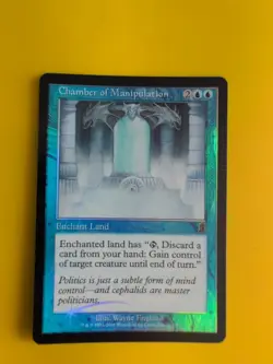 Chamber of Manipulation. Enchant land MTG Card. Odyssey.Old Border FOIL. - Image 1
