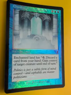 Chamber of Manipulation. Enchant land MTG Card. Odyssey.Old Border FOIL. - Image 5