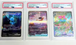PSA10 Charizard Venusaur Blastoise ex SAR Set 201/165 Pokemon Card 151 Gem Mint - Image 1