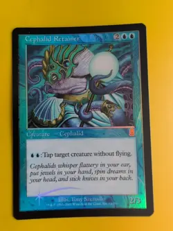Cephalid Retainer. MTG Card. Odyssey.Old Border FOIL. - Image 1