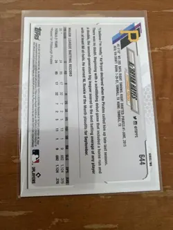 2021 Topps Series 2 Ke’Bryan Hayes RC #644 Pittsburgh Pirates Key RC Card 🏴‍☠ - Image 5