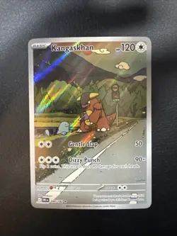 Pokemon TCG Kangaskhan Illustration Rare Destined Rivals Card 204/182 NM - Image 1