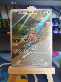 Pokemon TCG Kangaskhan Illustration Rare Destined Rivals Card 204/182 NM - Image 1
