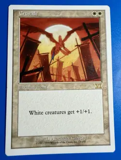 1 BANNED MTG Magic The Gathering Crusades | Classic Sixth Edition 6ED | NM - Image 1