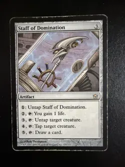MTG - Staff of Domination - Fifth Dawn - HP - Image 1