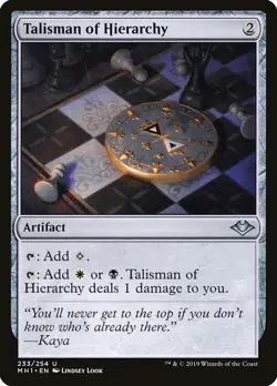 MTG Talisman of Hierarchy ** Modern Horizons ** English (NM) - Image 1