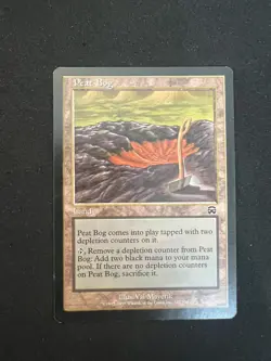 Peat Bog MP Mercadian Masques Black Land - Image 1