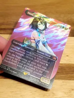1x Yuna, Hope of Spira, Borderless Surge Foil 0549, Final Fantasy, MTG NM 002 - Image 5