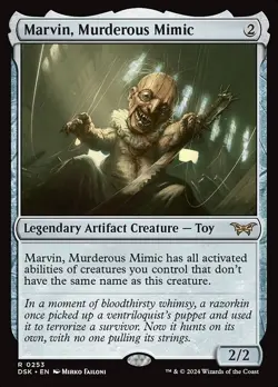 Marvin, Murderous Mimic - MTG DSK Duskmourn: House of Horror - NM/MINT - Image 1