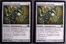 MTG Grafted Exoskeleton x2 | Scars of Mirrodin | NM | Italian | Artifact - Image 1