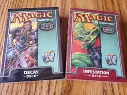 Magic The Gathering Lot of Two (2) 7TH EDITION Preconstructed Decks SEALED READ - Image 1