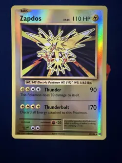 Zapdos - 42/108 - Pokemon Evolutions XY Reverse Holo Rare Card NM - Image 1