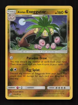 Alolan Exeggutor 115/181 Rare Team Up Pokemon Reverse Holo Near Mint - Image 1