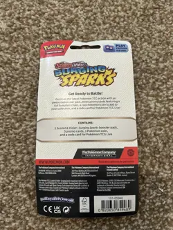 Pokemon TCG: Scarlet And Violet - Surging Sparks - Chandelure Blister Pack - Image 2