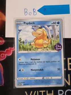 Pokemon TCG Indonesia Psyduck Chatime Promo LP 352/S-P 11 - Image 1