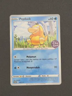 Pokemon TCG Indonesia Psyduck Chatime Promo LP 352/S-P 11 - Image 2