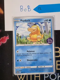 Pokemon TCG Indonesia Psyduck Chatime Promo LP 352/S-P 12 - Image 1