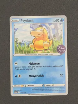 Pokemon TCG Indonesia Psyduck Chatime Promo LP 352/S-P 10 - Image 2