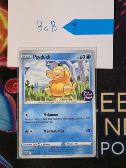 Pokemon TCG Indonesia Psyduck Chatime Promo LP 352/S-P 9 - Image 1