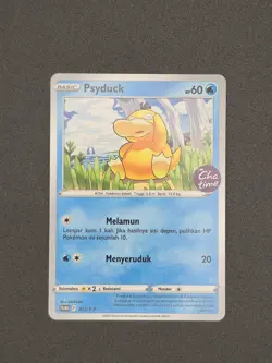 Pokemon TCG Indonesia Psyduck Chatime Promo LP 352/S-P 9 - Image 2