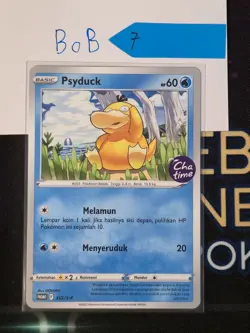 Pokemon TCG Indonesia Psyduck Chatime Promo LP 352/S-P 7 - Image 1