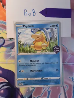 Pokemon TCG Indonesia Psyduck Chatime Promo 352/S-P LP B - Image 1