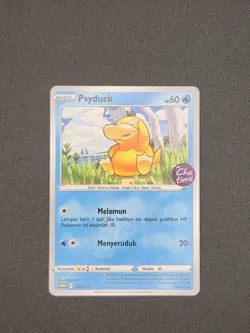 Pokemon TCG Indonesia Psyduck Chatime Promo 352/S-P LP B - Image 2