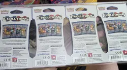 Pokemon TCG: XY Evolutions, 4 ART Blister BoosterS In Display Acrylic - Image 2