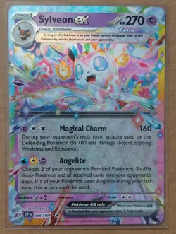 Sylveon ex 86/191 Surging Sparks Pokemon Card NM Pack Fresh - Image 1