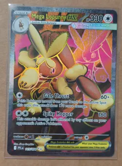 Mega Lopunny ex 115/094 Phantasmal Flames Pokemon Card NM Pack Fresh - Image 1