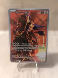 Pokemon TCG SV-Destined Rivals Zamazenta #201/182 Illustration Rare - Image 1