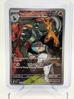 Team Rocket's Houndoom 191/182 Pokemon TCG Destined Rivals NM - Image 1