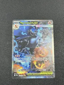 Mega Charizard X ex 125/094 Me02: Phantasmal Flames SIR Pokemon TCG (English) - Image 4