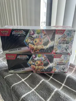 Pokemon Prismatic Evolutions Booster Bundle & Surprise Box Sealed-Sam's Club 2pk - Image 1