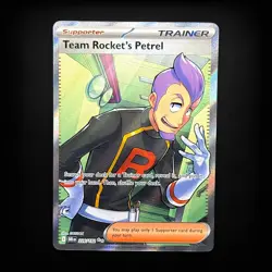 Pokemon TCG SV10: Destined Rivals Team Rocket's Petrel #226/182 Ultra Rare NM - Image 1