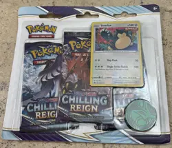 Pokemon Chilling Reign Snorlax 3 Pack Blister - Image 1