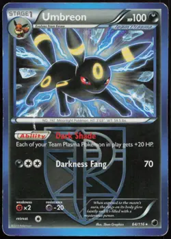 Umbreon 64/116 DMG Deck Exclusives Rare Pokemon - Image 1