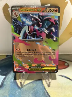 Mega Charizard X ex 029 Holo Promo ME: Mega Evolution Promo Pokemon NM - Image 1