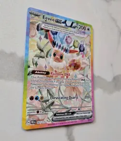 Eevee ex 167/131 Prismatic Evolutions Special Illustration Rare Pokemon - Image 3